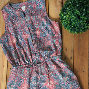 Gap Sleeveless Colorful Print Dress